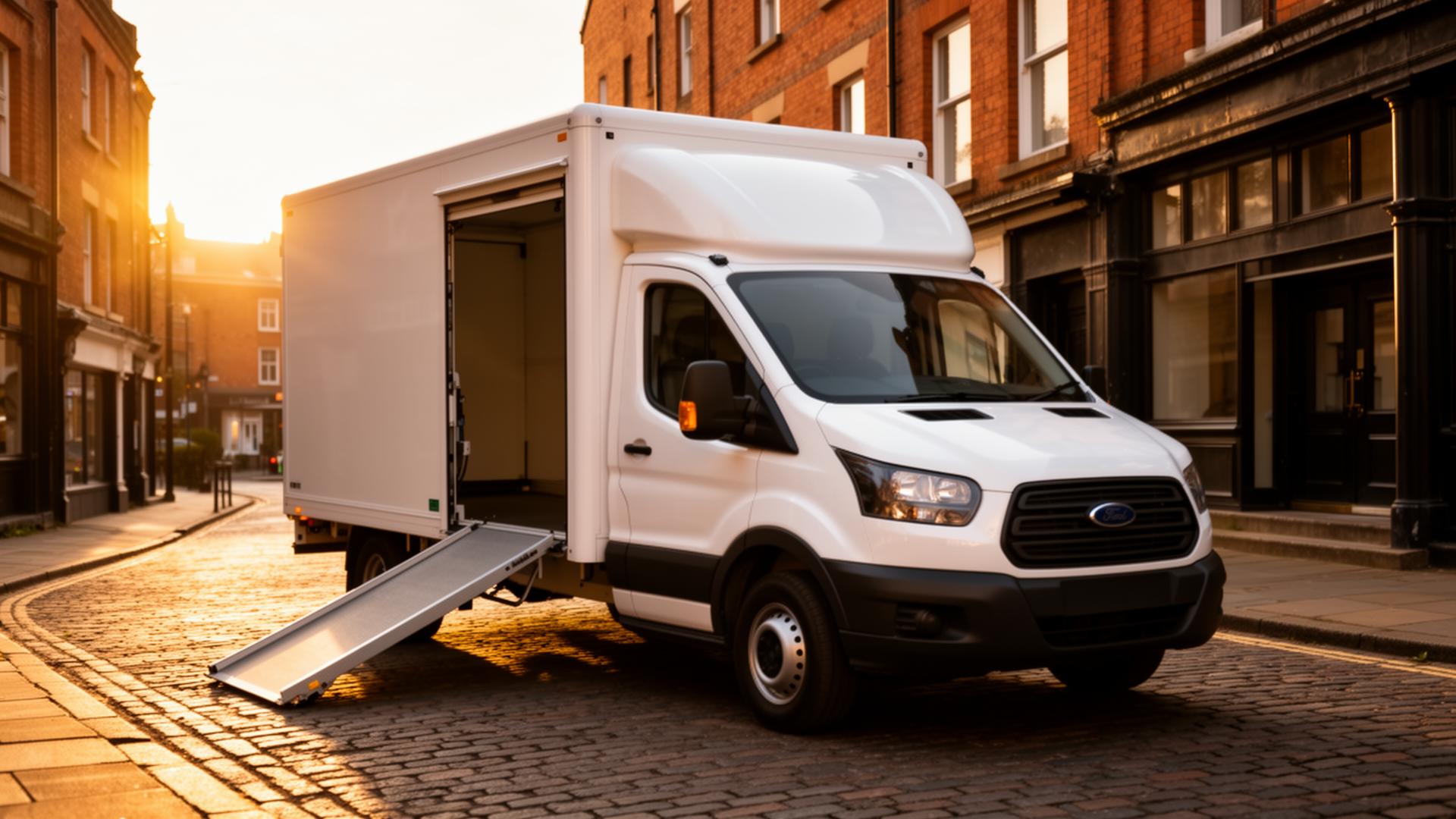 Man & Van Liverpool Luton van with tail lift